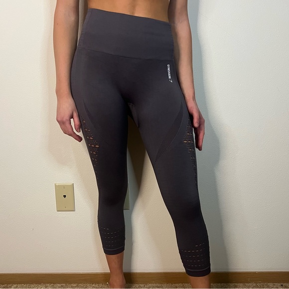 Gymshark cropped high waist energy seamless leggings, size XS - Picture 5 of 5